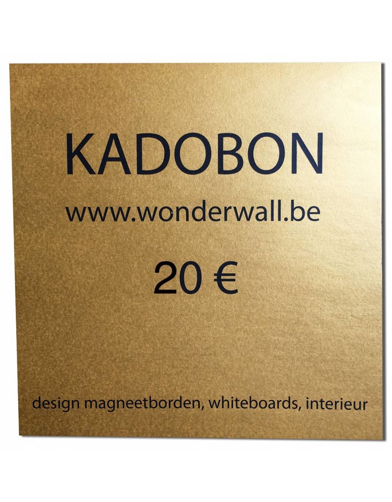 KADOBON FAB5 WONDERWALL 20€