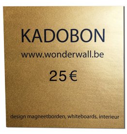 KADOBON  25€ met extra magneetje