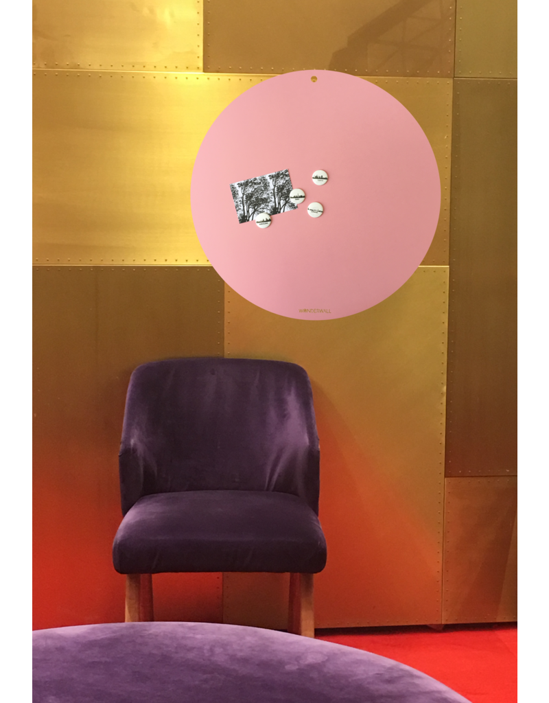 Wonderwall ROND MAGNEETBORD Roze - magneetborden & whiteboards