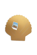 FAB5 Wonderwall Wonderwall Magneetbord  Schelp XLgoud 95 X 80 cm