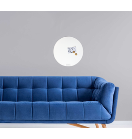 WHITEBOARD + magneetbord cirkel rond 50 cm - special collection