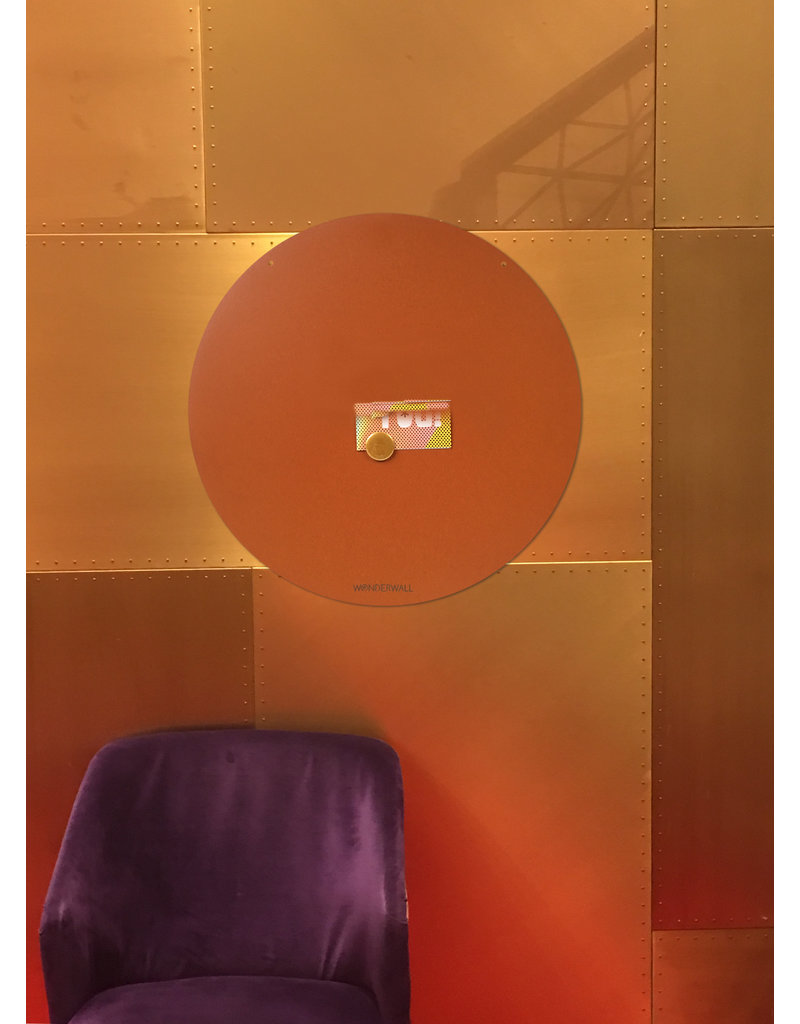 FAB5 Wonderwall Circle of life BRUIN- roest magneetbord- 83 cm