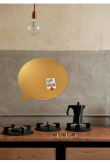 FAB5 Wonderwall Magnetic Board speech bubble 50 x 60 cm sand yellow  - Copy