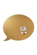FAB5 Wonderwall Magnetic Board speech bubble 67 x 80 cm gold