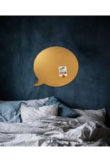 FAB5 Wonderwall Tableau magnetic bulle-67 x 80 cm or