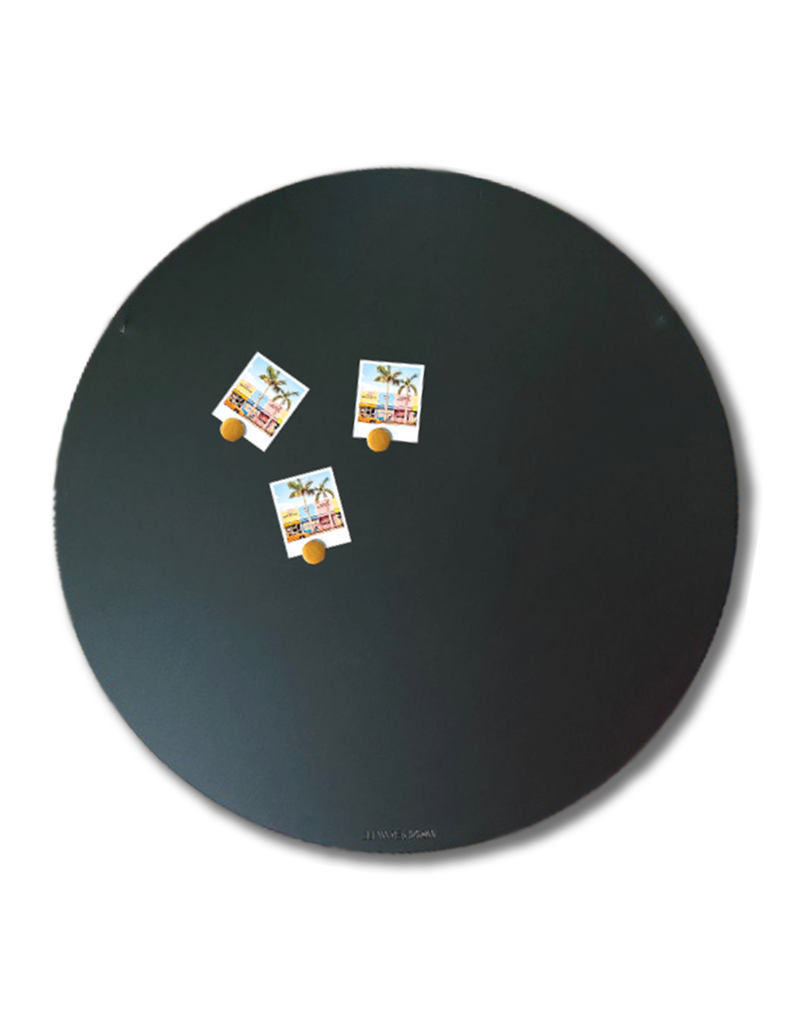 NEW ROUND GOLD MAGNETIC BOARD Rusty-Brown - Copy - Copy - Copy