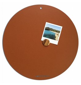 NEW ROUND GOLD MAGNETIC BOARD Rusty-Brown 60 cm   - Copy