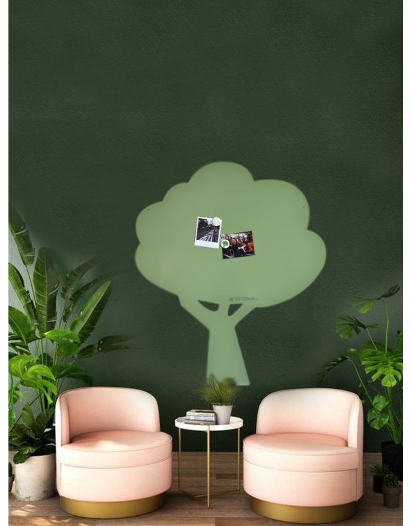 Magneetbord Boom   95 x 80 cm gold