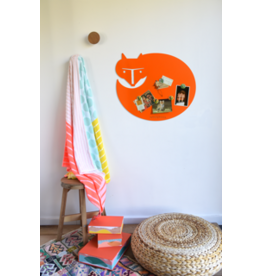 FAB5 Wonderwall Tableau magnétique renard orange
