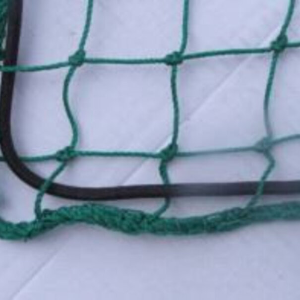 Aanhangernet 45mm maas groen