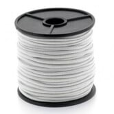 6mm dik mono-kern trapezekoord wit