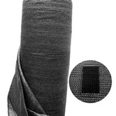 Windbreekgaas / Winddoek zwart 1.50x50 mtr