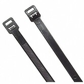 Tie-Wrap, eenvoudige en snelle kabelbinder. 100 stuks per verpakking -Zwart