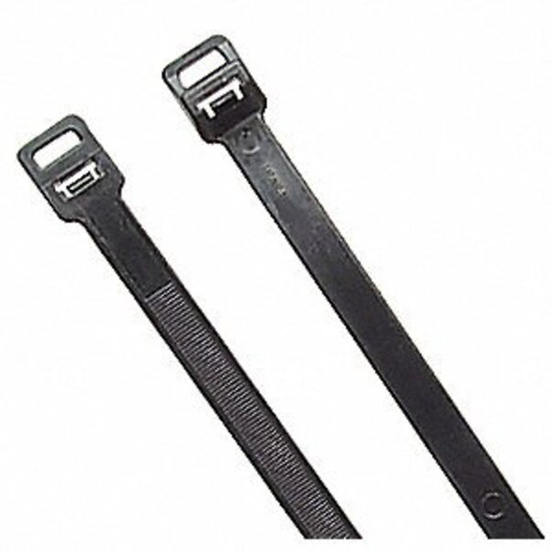 Universeel Tie-Wrap, eenvoudige en snelle kabelbinder. 100 stuks per verpakking -Zwart