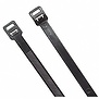 Tie-Wrap, eenvoudige en snelle kabelbinder. 100 stuks per verpakking -Zwart