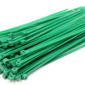 Tie-Wrap kabelbinder 4.80 * 300 mm. 100 stuks groen