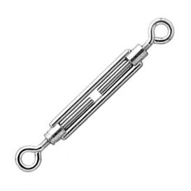 Spanner 6mm verzinkt oog-oog