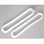 Universeel Rubber met losse S haak 25cm transparant