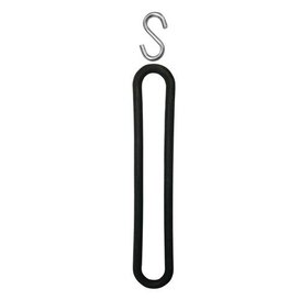 Rubber met losse S haak 25cm - 25 pack