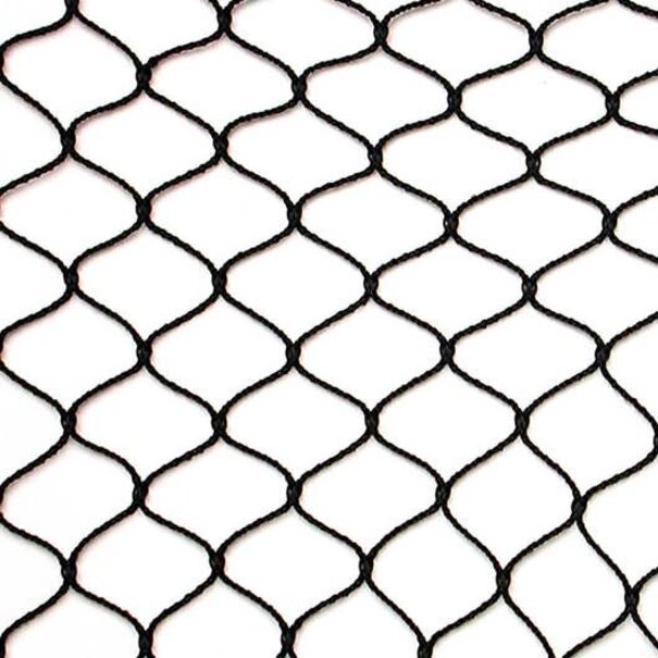 Knooploos tuinnet  - 22mm maas zwart