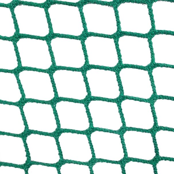 Knooploos PP net 60mm maas - groen