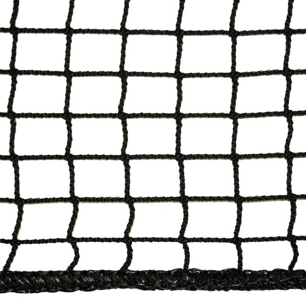 Valnet geknoopt 45mm  per m2 zwart op maat