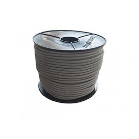 Trapezekoord 6 mm per meter grijs