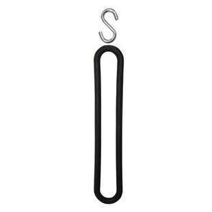Rubber met losse S haak 40cm