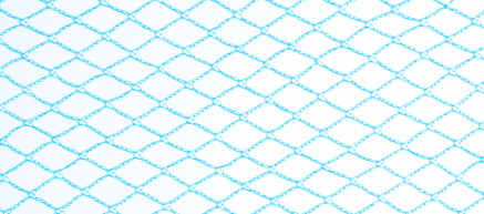Blauwe tuinnetten