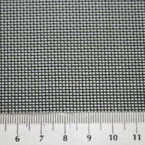 PE aanhanger gaasnet 400x250 met band en ogen