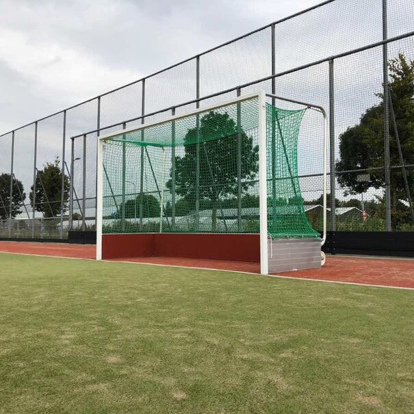 Doelnet voor hockeygoal 3 mm PE groen of wit