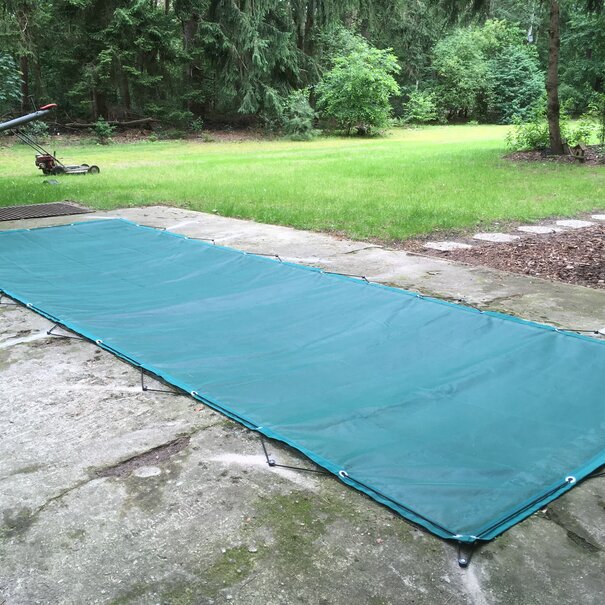 Zwembad afdeknet kleur groen, per M2
