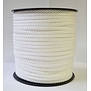 6 mm PP koord gevlochten wit