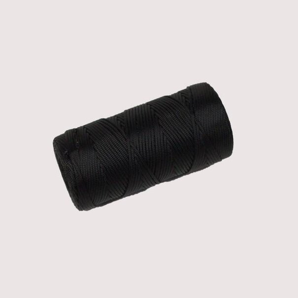 Universeel Nylon draad 2 mm zwart 100 meter