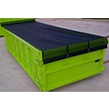 PE container gaasnet 700x300 met band en ogen
