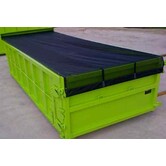 PE container gaasnet op maat met band en ogen - Meganyl