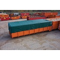 PVC containerzeil 800x350 met band en ogen