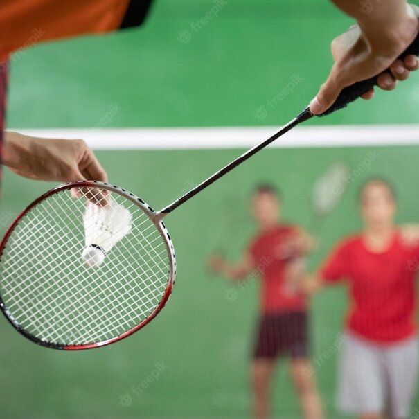 Badminton net