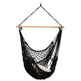 Hangstoel Eénpersoons 'Rope' Black