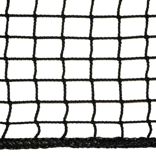 Ballenvanger geknoopt 30mm , fijmazig zwart net