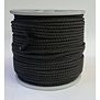 5 mm PP koord gevlochten zwart diverse lengtes