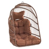 Hangstoel Eénpersoons 'Egg' Brown