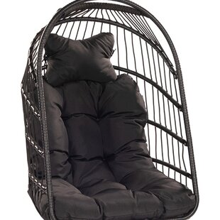 Hangstoel Eénpersoons 'Egg' Black