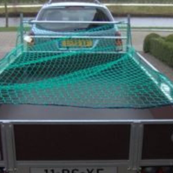 Aanhangernet 40mm maas groen