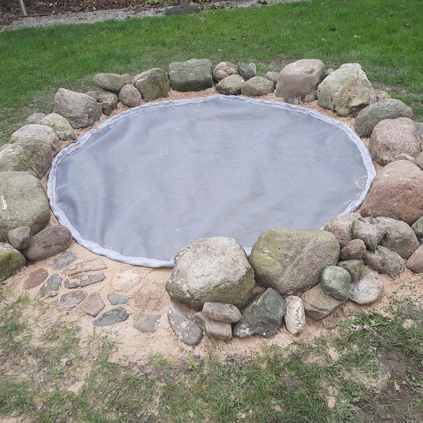 HDPE gaasnet  met band en ogen