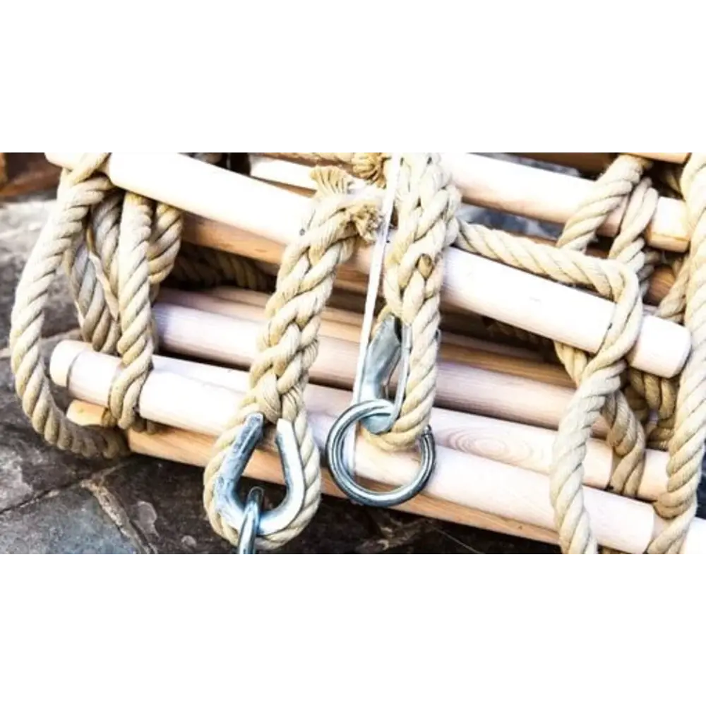 AiQima Touwladder, Brandtrapladders Brandtrapladder Veiligheidstouwladder Ontsnappingsladders (2-8 Verdiepingen) Noodveiligheidstouwladders/Onecolor/18M/59Ft