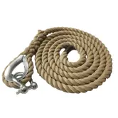 Klimtouw 36mm zandkleurig - luxe variant