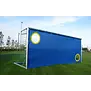 Doeloefenwand met twee openingen