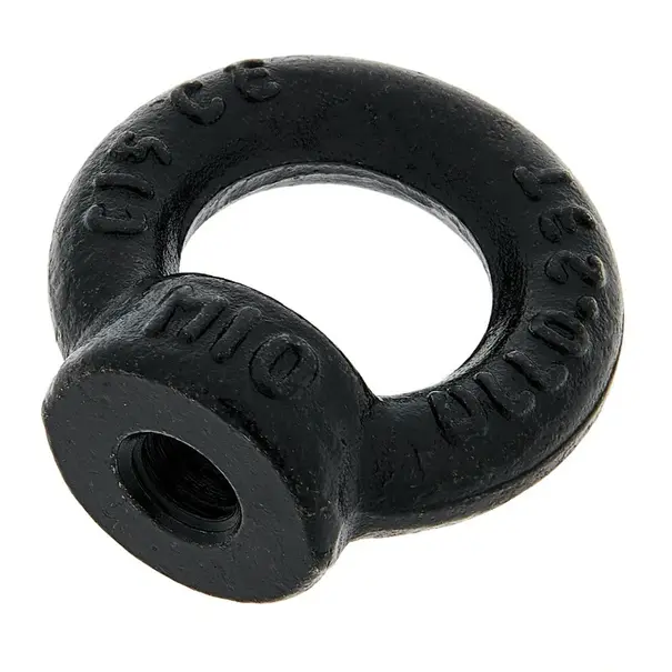 Oogmoer ZWART voor M10 draadeind