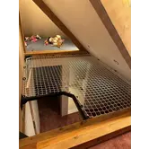 Loungenet wit ongeknoopt